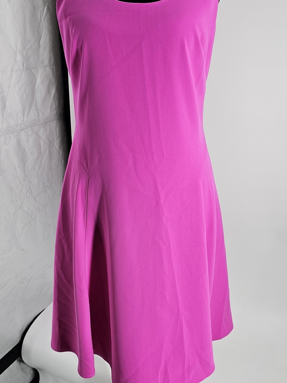 Lauren Ralph Lauren Sleeveless Crepe A-Line Dress Mini Dress Pink 2P